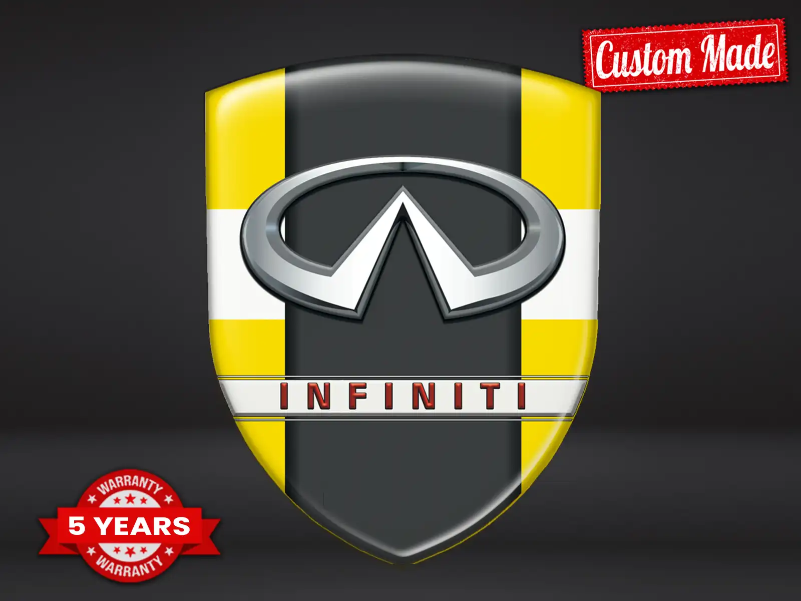 Infiniti Calcomanías Resina Edición Carreras Estilo Cúpula Elegante
